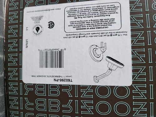 BRIZO T60298-PN Thermostatic Shower Only Trim