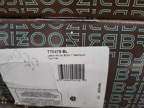 BRIZO T70475-BL WALLMOUNT TUB FILLER Less Rough-in