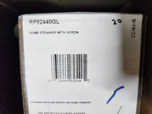 BRIZO RP82440GL Dome Strainer with Screw