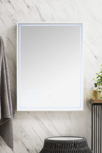 Tampa 23.6" Mirror, Matte Black