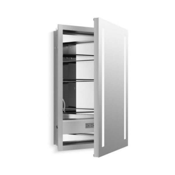 Kohler K-99003-TLC-NA Verdera 20 x 30 Lighted Single Door Medicine Cabinet !