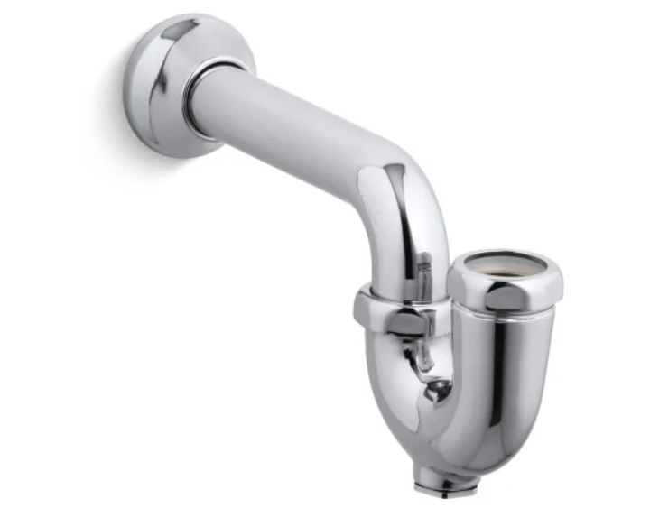 Kohler K-9000-CP Adjustable P-Trap with tubing outlet for 1.5" Inlet and