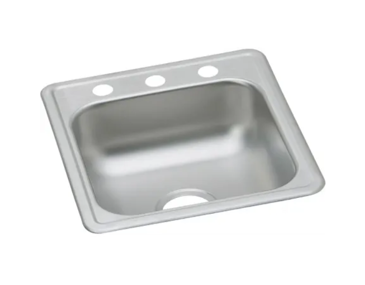 Elkay D117213 Dayton 17" Drop In Single Basin Stainless Steel Bar Sink