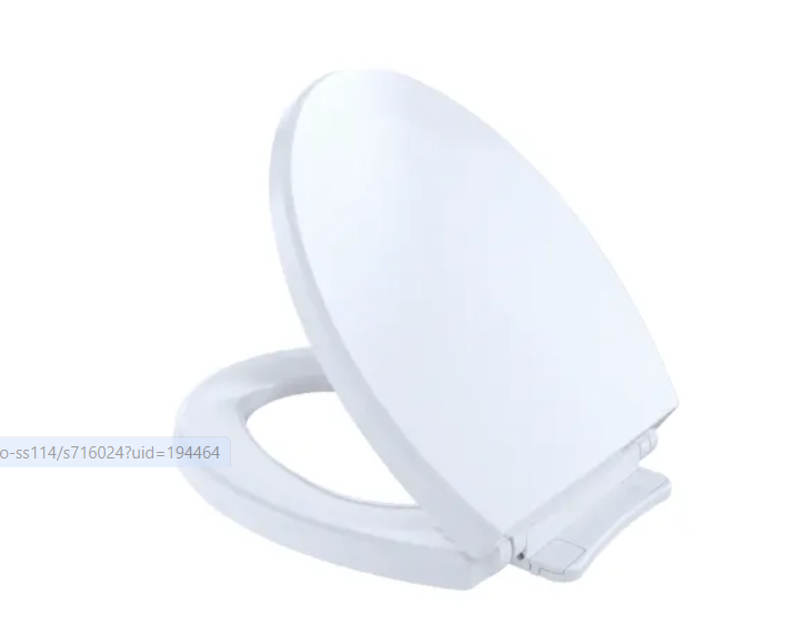 TOTO SS113#01 SoftClose Round Closed-Front Toilet Seat and Lid