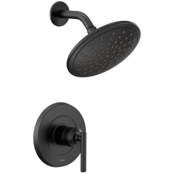 Moen UT3002EPBL Gibson Shower Only Trim Package with 1.75 GPM Single Function