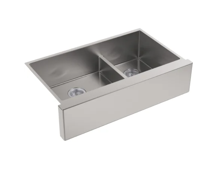 Kohler K-5416-NA Strive 35-1-2" Double Basin Undermount 16-Gauge Self Trim