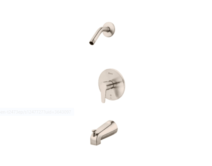Pfister R89-070K Pfirst Modern Pressure Balanced Tub and Shower Trim Package