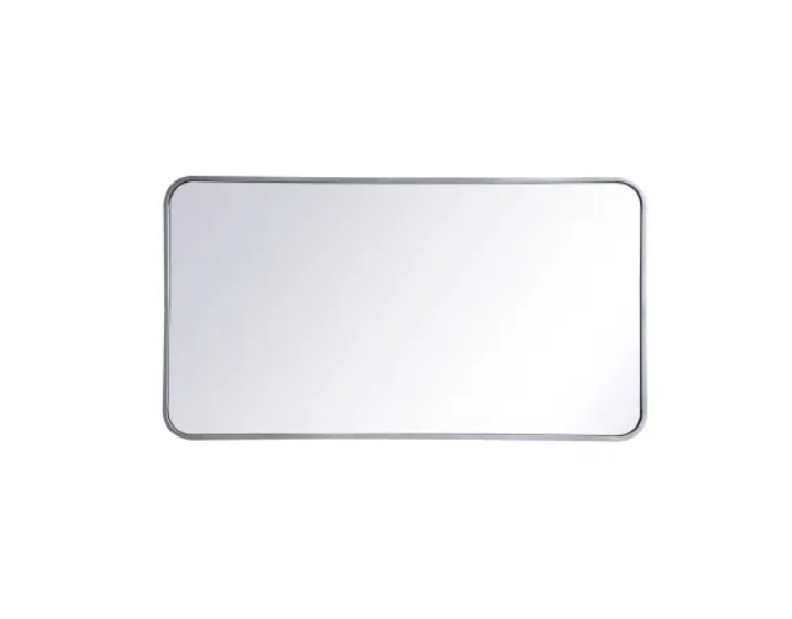 Elegant Lighting MR802240S Evermore 40" W x 22" H Contemporary Rectangu