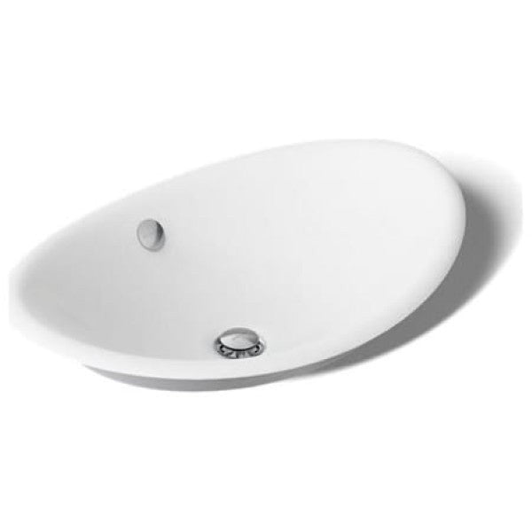 Kohler K-5403-W-0 Iron Plains 20-3-4L Enameled Cast Iron Wading Pool Oval !