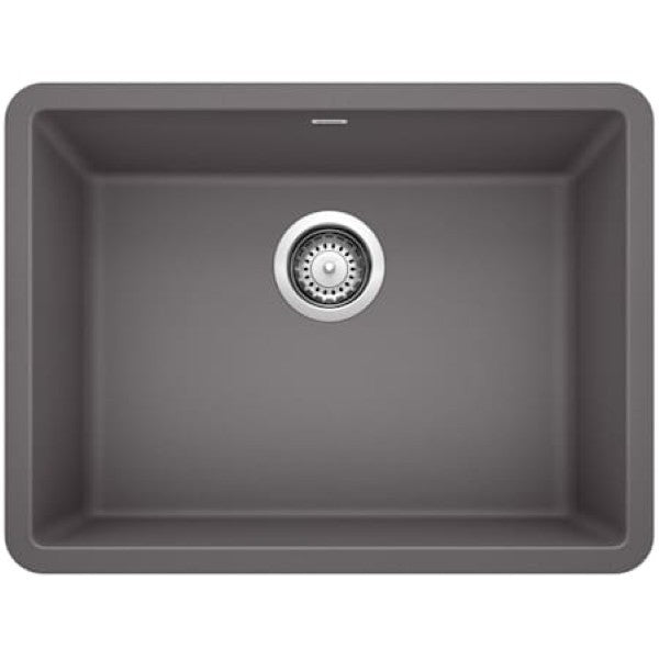 Blanco 522412 Precis 23-1-2 Undermount Single Basin SILGRANIT Kitchen Sink