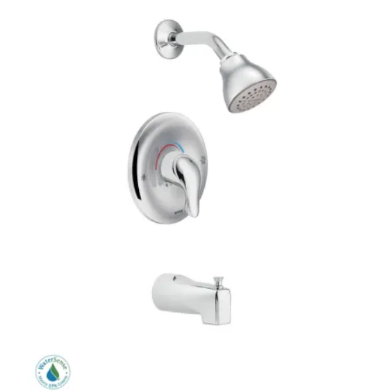 Moen TL183EP Posi-Temp Pressure Balanced Tub and Shower Trim with 1.75 GPM Sh