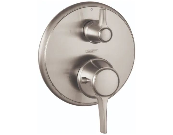 Hansgrohe 15753821 Ecostat Classic Thermostatic Valve Trim with Integrated V