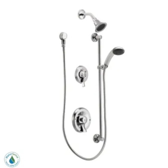 Moen T8342EP15 Shower System Trim Package with 1.5 GPM Single Function Shower