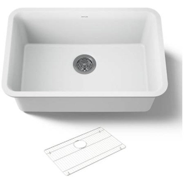 Kohler K-28000-CM6 Cairn 27-1-2 Undermount Single Bowl Neoroc Composite Kitc