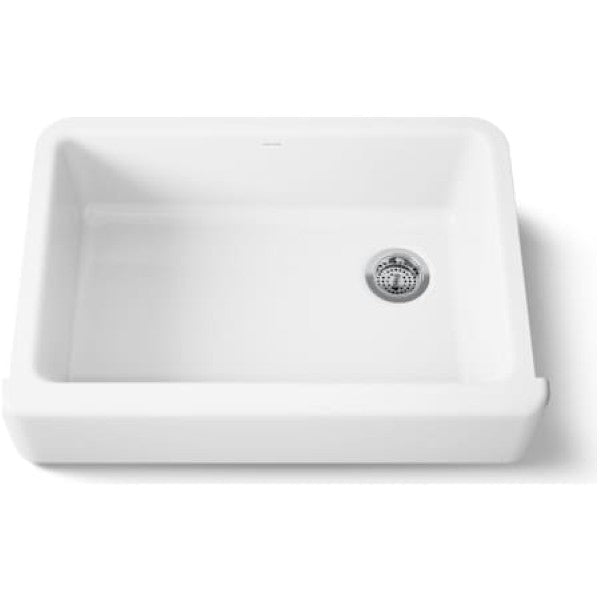 Kohler K-5827-0 Whitehaven 32-11-16 Self-Trimming Farmhouse Single Basin E &