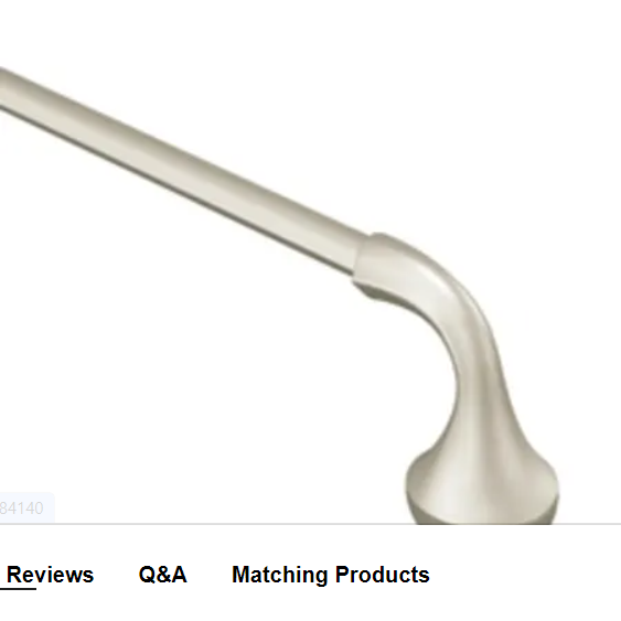 Moen YB2818BN 18" Towel Bar from the Eva Collection