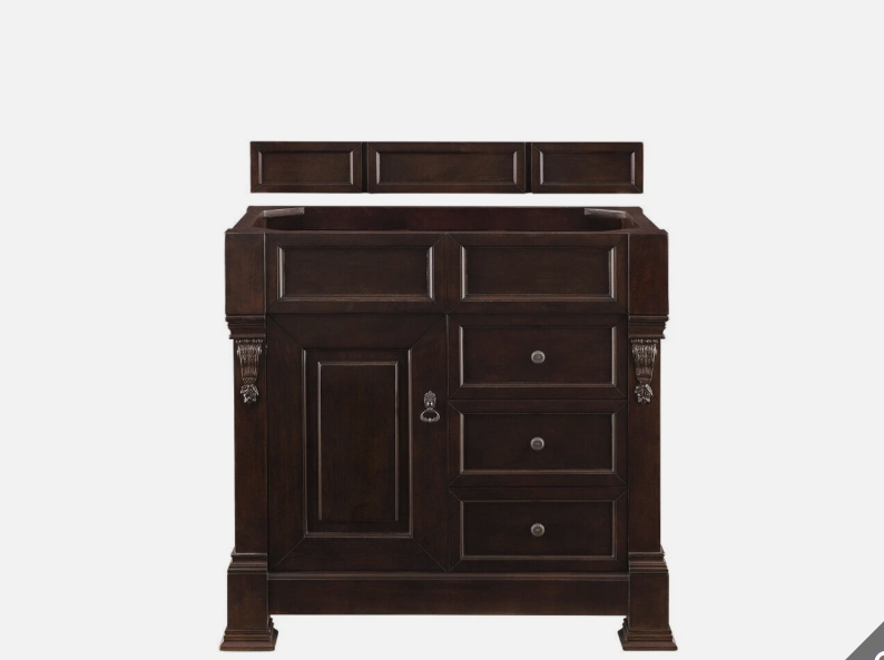 James Martin Vanities 147-114-556 Brookfield 35" Single Free Standing Wood
