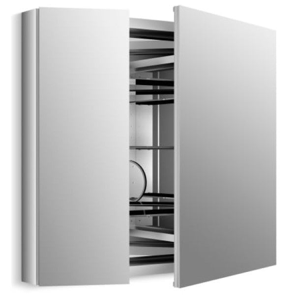 Kohler K-99009-NA Verdera 34 W x 30 H aluminum medicine cabinet with adjus !