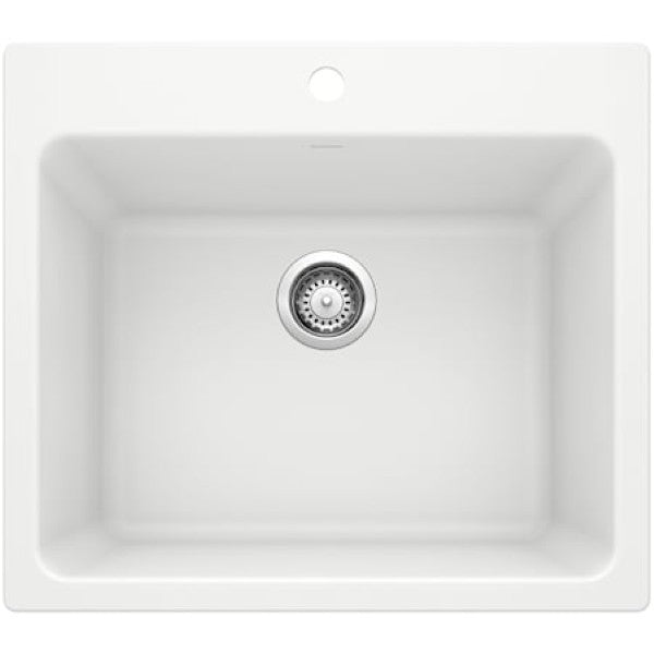 Blanco 401927 Liven 25 Dual Mount Single Basin SILGRANIT Laundry Sink
