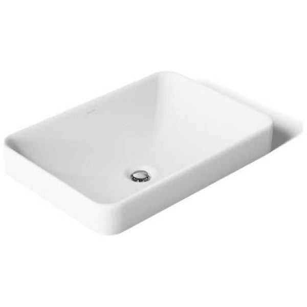 Kohler K-5373-0 Vox 22-5-8 Rectangular Vitreous China Vessel or Drop In Ba