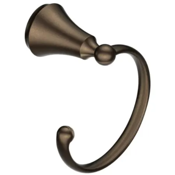 Moen YB5286ORB Wynford 6" Single Post Towel Ring