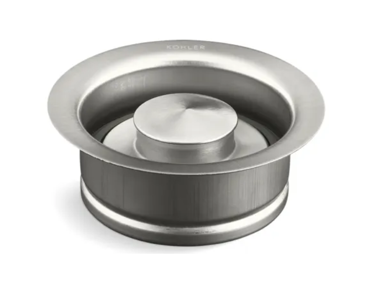 Kohler K-11352-BS Solid Durable Disposal Flange and Stopper for Standard