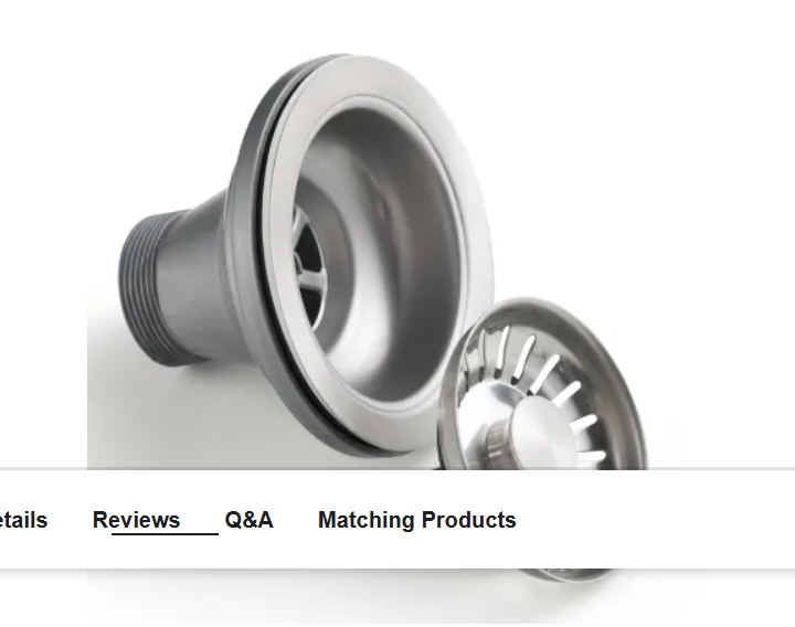 Kraus ST-1 Stainless Steel Strainer