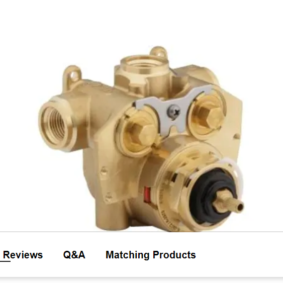 Kohler K-2972-KS-NA MasterShower 1/2 Inch Thermostatic Rough In Valve with 10