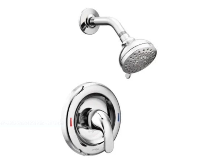 Moen 82604 Alder Posi-Temp Single Handle Pressure Balanced Shower Trim with