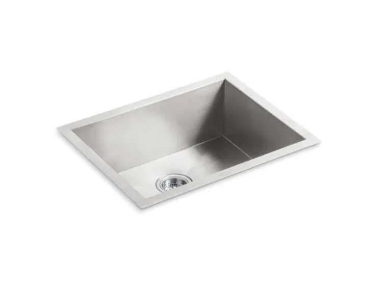 Kohler K-3822-NA Vault 24" Undermount Single Basin Stainless Steel Kitc