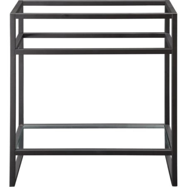 James Martin Vanities C105-V31.5-MBK Boston 31-1-2 Stainless Steel Sink Cons