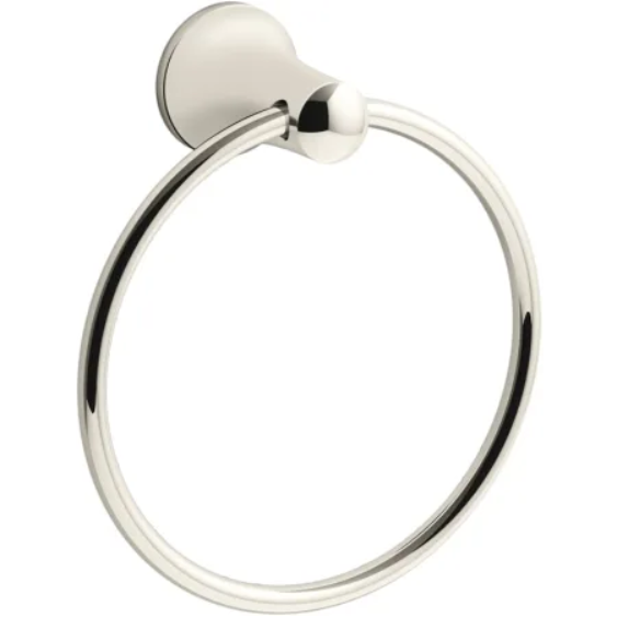 Kohler K-21955-SN Tempered 6-7/8" Wall Mounted Towel Ring