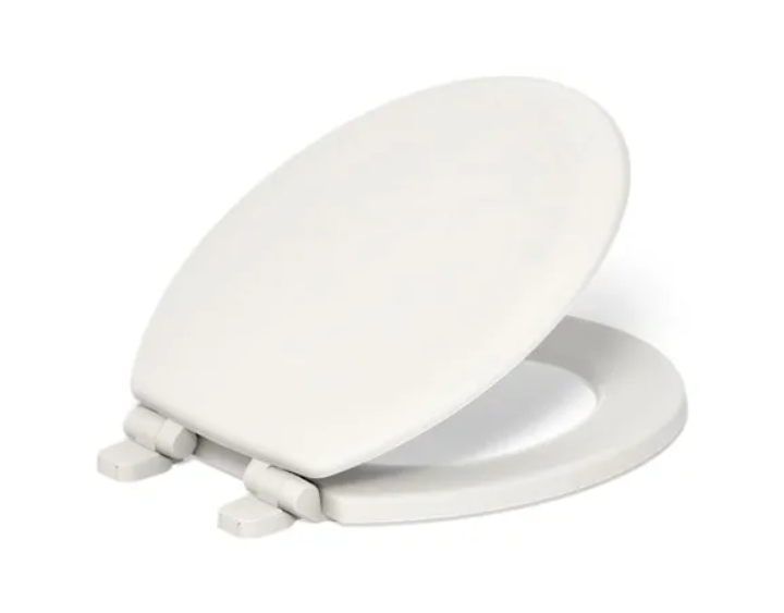 Kohler K-20467-96 Stonewood Round Closed-Front Toilet Seat with Soft Close