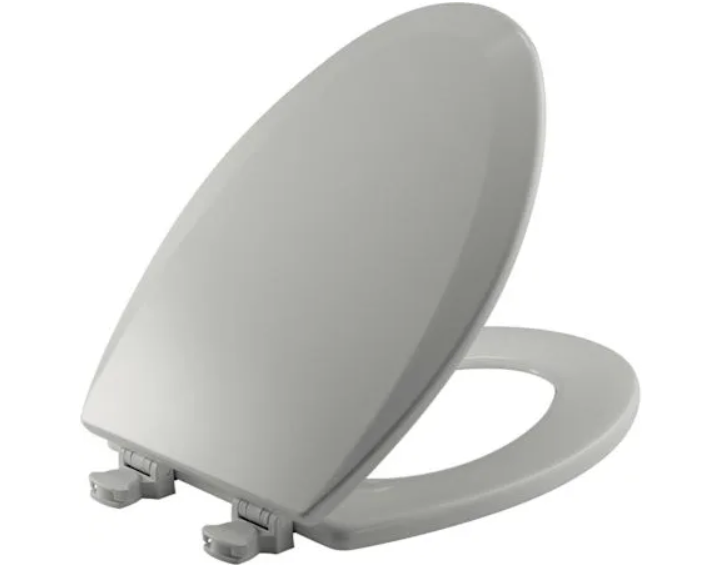 Bemis 1500EC 062 Elongated Closed-Front Toilet Seat with Easy Clean Hinge