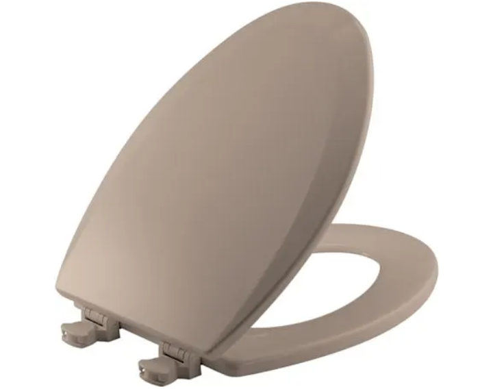 Bemis 1500EC 068 Elongated Closed-Front Toilet Seat with Easy Clean Hinge