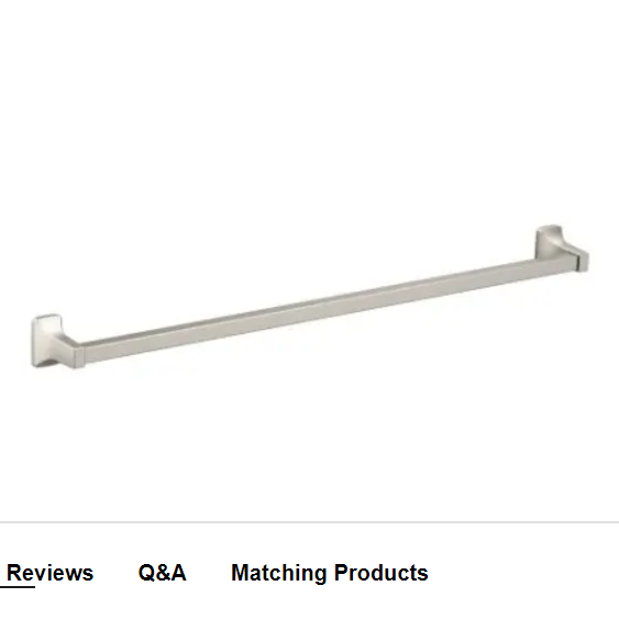 Moen P5130BN 30" Towel Bar from the Donner Collection