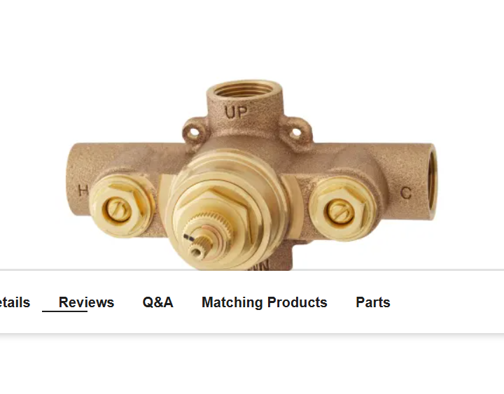Signature Hardware SH6004 6004 Series Thermostatic Rough-In Valve - 1-2"