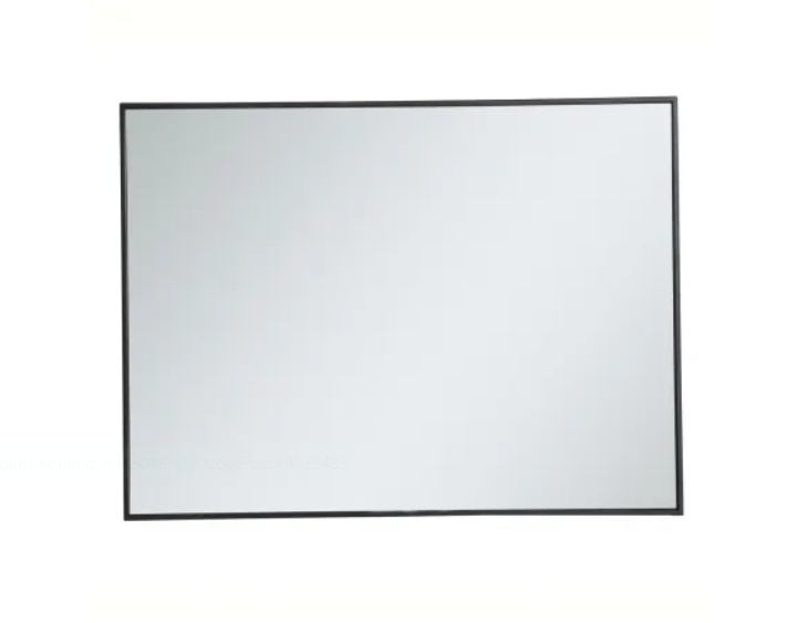 Elegant Lighting MR43040BK Monet 30" W x 40" H Contemporary Rectangular