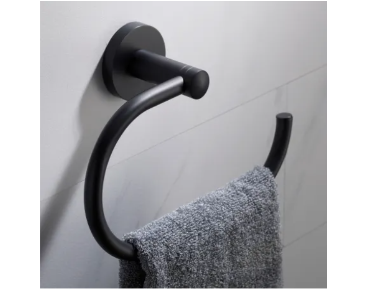 Kraus KEA-18825MB Elie 8" Wall Mounted Towel Ring
