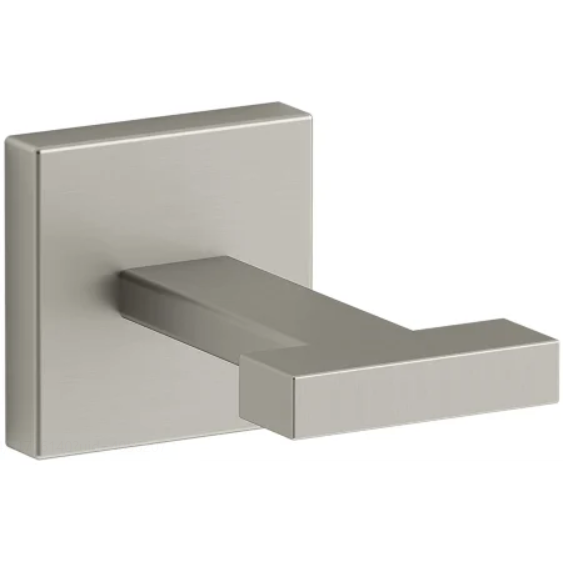 Kohler K-23290-BN Square Single Robe Hook