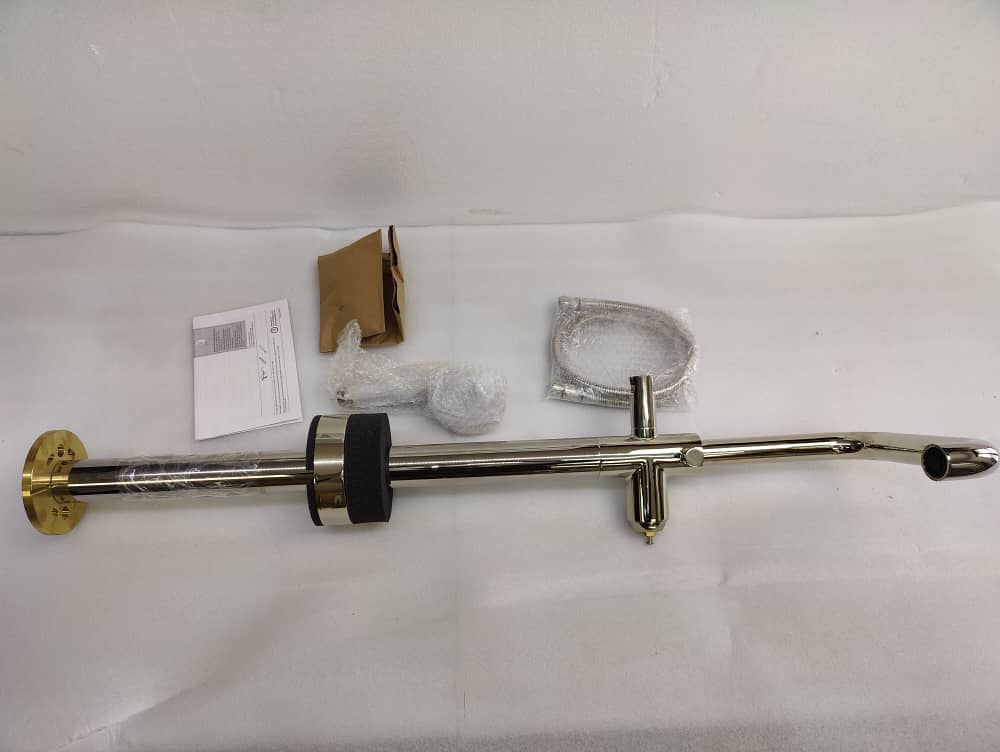 Brizo T70135-PNLHP Litze Floor Mounted Tub Filler with Built-In Diverter