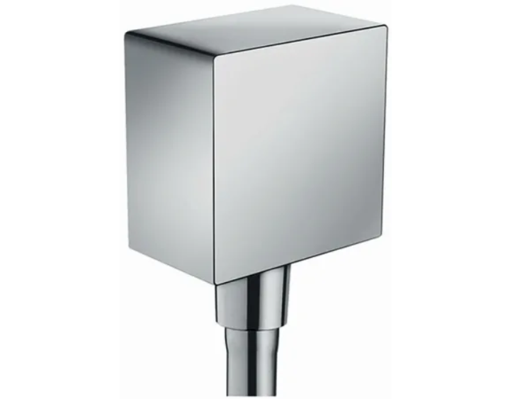 Hansgrohe 26455001 FixFit Square 1-2" Connection Wall Supply Elbow - Limited
