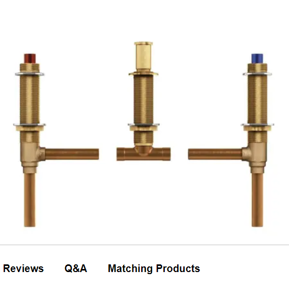 Moen 4792 1/2 " Sweat (Copper-to-Copper) Roman Tub Rough-In Valve