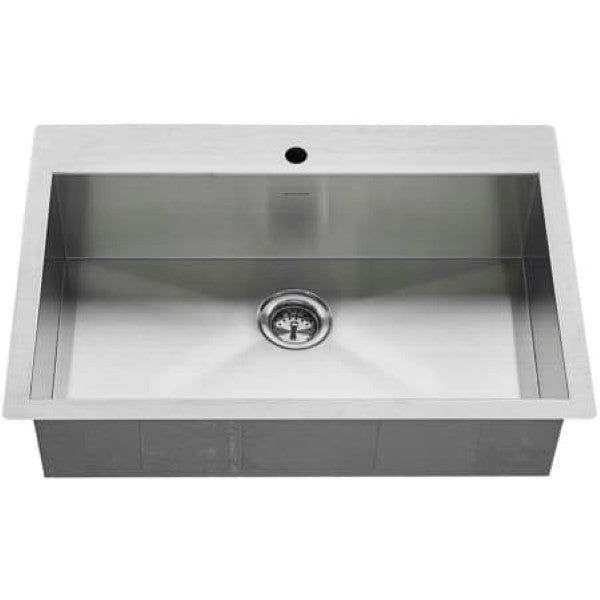 American Standard 18SB.9332211.075 Edgewater 33 Single Basin Stainless Ste !