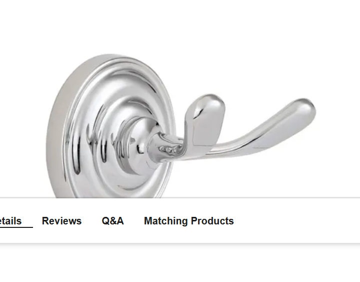 Pfister BRH-R0CC Redmond Double Robe Hook