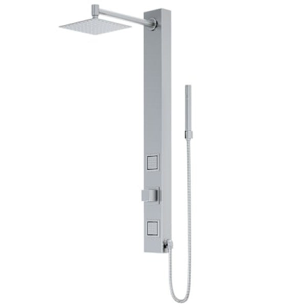 Vigo VG08014ST Orchid 39.375 H x 4 W 2-Jet Retrofit Shower with Shower Head