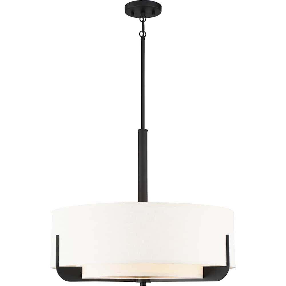 Nuvo Lighting 60-6544 Frankie 4 Light 24" Wide Drum Chandelier