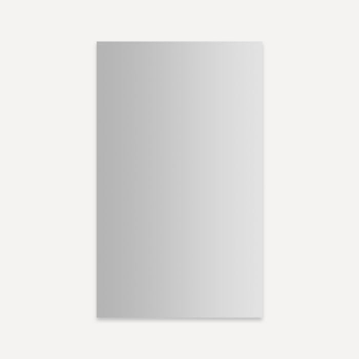 Robern P2C2440D4FPSC PL Portray 23-1-4" x 39-3-8" Frameless Single Door Medicine Cabinet with Slow Close Hinges