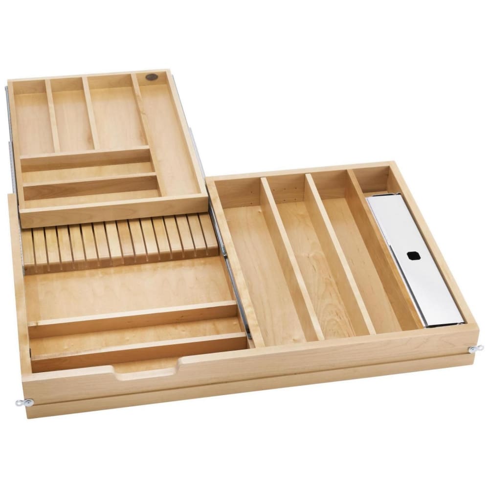 Rev-A-Shelf 4WTCD-876HFLSC-1 Wood Classics 34-1-2"W Base Cabinet Two Tier Combin