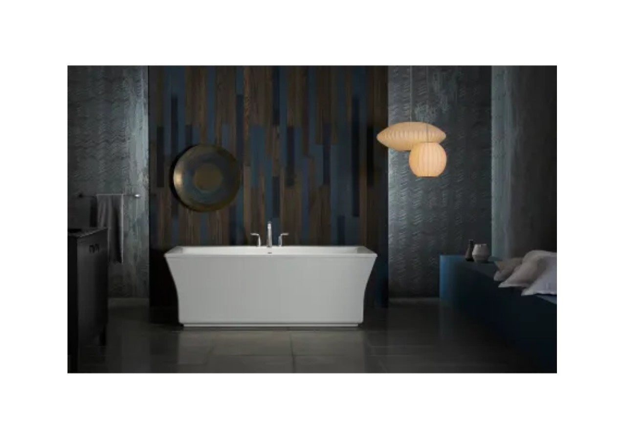 Kohler K-24011-0 Stargaze 60" Soaking Bathtub for Freestanding Installations